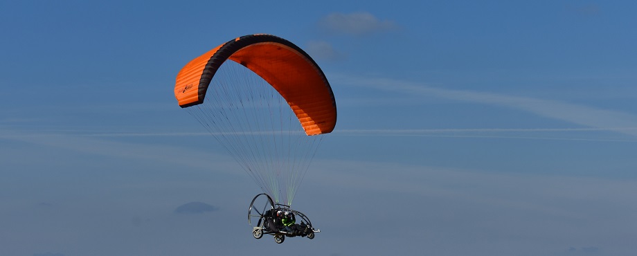 Tandemflyg med paramotor